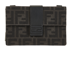 FF Baguette Convertible Crossbody, Canvas, Grey, A9ZL, DB, 2*